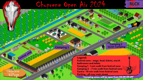 карта chuprene open air