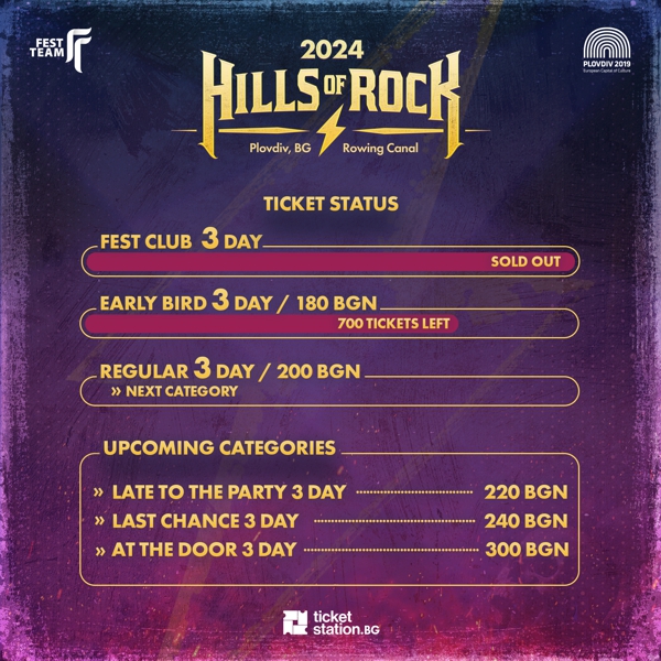 hills of rock 2024 prices