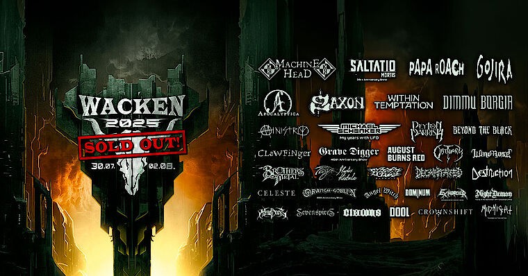 wacken open air 2025 sold out